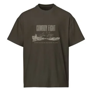 T-shirt boxy Cowboy Fight
