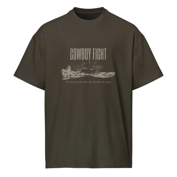 T-shirt boxy Cowboy Fight