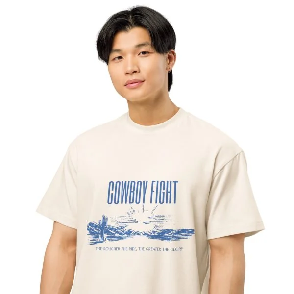 T-shirt boxy Cowboy Fight – Image 4