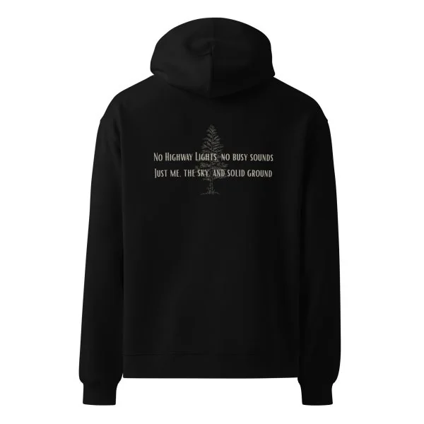 Hoodie Oversize Solid Ground – Image 2